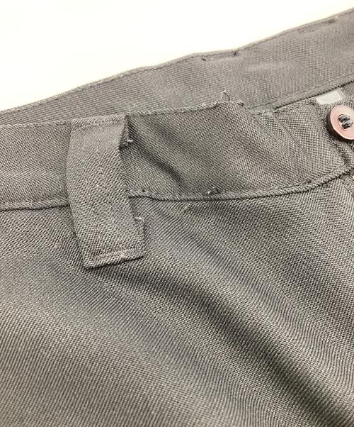 KIK WEAR（キックウェアー）kik wear (キックウェアー) パイピングスラックス ブラック サイズ:34の古着・服飾アイテム