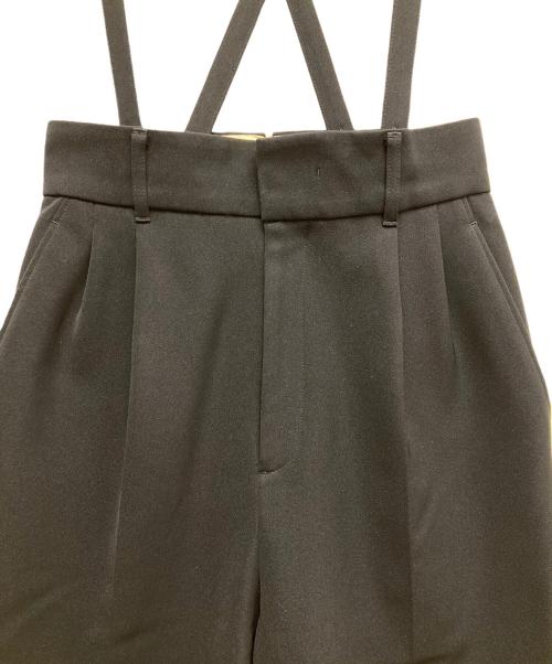 uncrave（アンクレイヴ）uncrave (アンクレイヴ) 【防しわ・UVカット・洗濯機洗い可】バルキーツイル ワイドパンツ ネイビーの古着・服飾アイテム