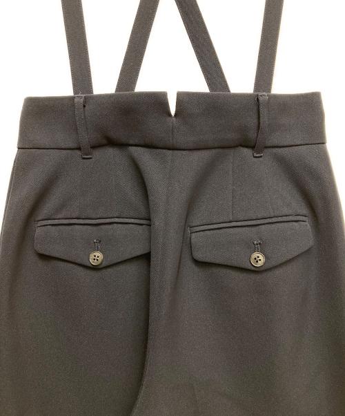 uncrave（アンクレイヴ）uncrave (アンクレイヴ) 【防しわ・UVカット・洗濯機洗い可】バルキーツイル ワイドパンツ ネイビーの古着・服飾アイテム