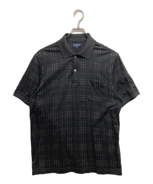 BURBERRY GOLF（バーバリーゴルフ）BURBERRY GOLF (バーバリーゴルフ) ポロシャツ ブラック サイズ:Lの古着・服飾アイテム