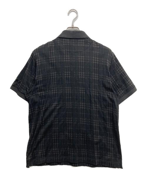 BURBERRY GOLF（バーバリーゴルフ）BURBERRY GOLF (バーバリーゴルフ) ポロシャツ ブラック サイズ:Lの古着・服飾アイテム