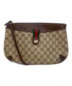 GUCCIグッチ）の古着「シェリーラインショルダーバッグ」｜ブラウン