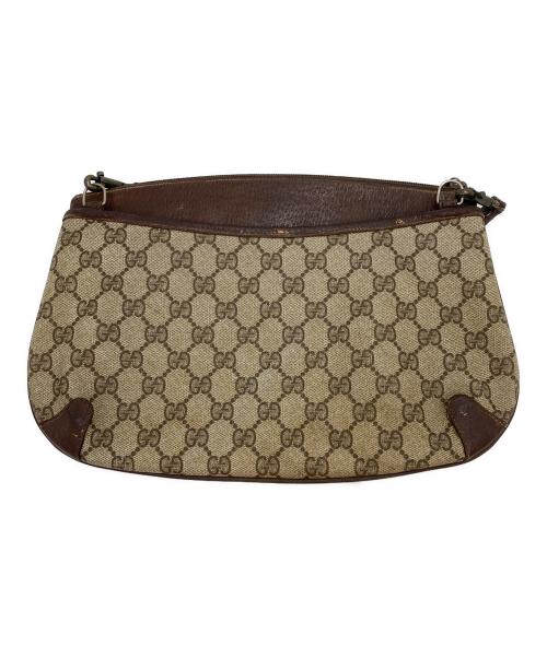 GUCCI（グッチ）GUCCI (グッチ) シェリーラインショルダーバッグ ブラウンの古着・服飾アイテム