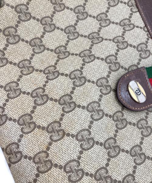 GUCCI（グッチ）GUCCI (グッチ) シェリーラインショルダーバッグ ブラウンの古着・服飾アイテム