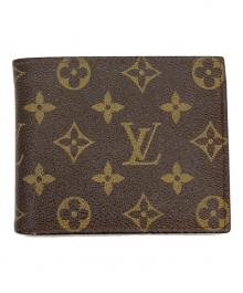 LOUIS VUITTON（ルイ ヴィトン）の古着「2つ折り財布」｜ブラウン
