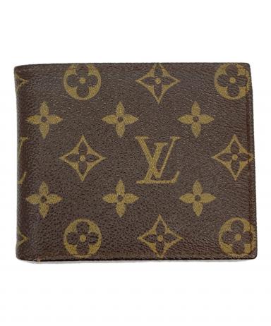 中古・古着通販】LOUIS VUITTON (ルイ ヴィトン) 2つ折り財布 ブラウン