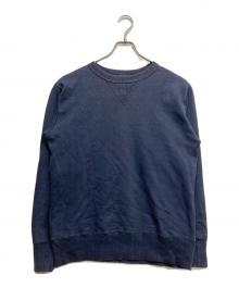 STUDIO D'ARTISAN（ステュディオダルチザン）の古着「前Vクルーネックスウェット」｜ネイビー