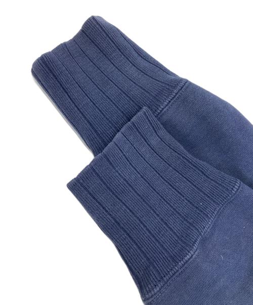 STUDIO D'ARTISAN（ステュディオダルチザン）STUDIO D'ARTISAN (ステュディオダルチザン) 前Vクルーネックスウェット ネイビー サイズ:Lの古着・服飾アイテム
