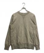 STUDIO D'ARTISANステュディオダルチザン）の古着「前Vクルーネックスウェット」｜グレー