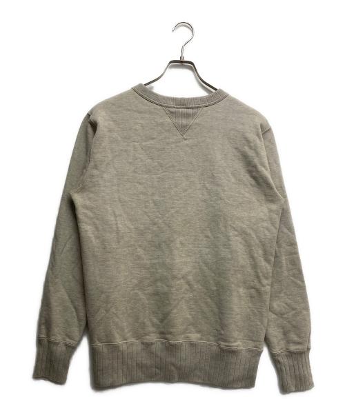 STUDIO D'ARTISAN（ステュディオダルチザン）STUDIO D'ARTISAN (ステュディオダルチザン) 前Vクルーネックスウェット グレー サイズ:Lの古着・服飾アイテム