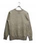 STUDIO D'ARTISAN (ステュディオダルチザン) 前Vクルーネックスウェット グレー サイズ:L：5000円