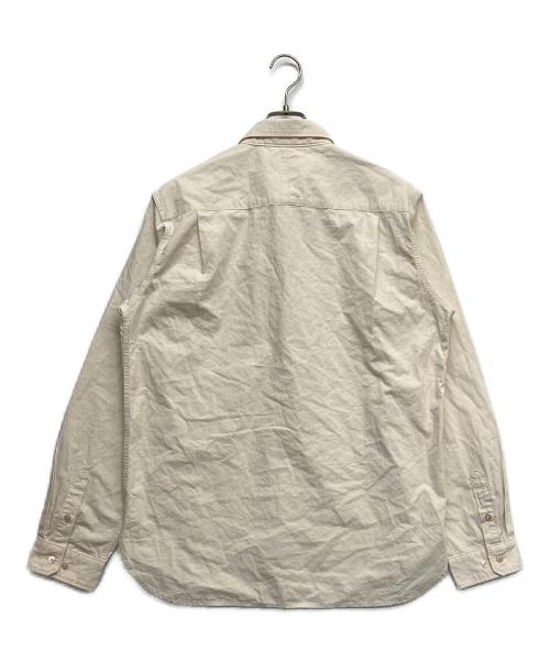 ORGUEIL（オルゲイユ）ORGUEIL (オルゲイユ) コットンホースクロス ワークシャツ アイボリー サイズ:40の古着・服飾アイテム
