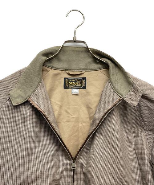 ORGUEIL（オルゲイユ）ORGUEIL (オルゲイユ) Harrington Jacket ブラウン サイズ:40の古着・服飾アイテム