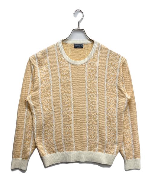 Christian Dior MONSIEUR（クリスチャンディオールムッシュ）Christian Dior MONSIEUR (クリスチャンディオールムッシュ) クルーネックスウェット イエロー サイズ:Mの古着・服飾アイテム