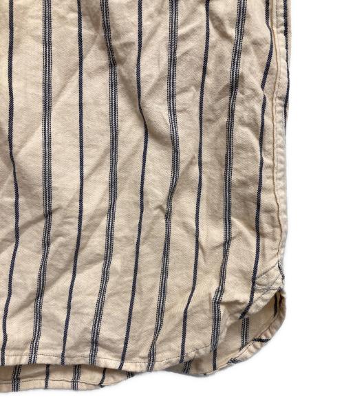 ORGUEIL（オルゲイユ）ORGUEIL (オルゲイユ) ストライプシャツ ベージュ サイズ:40の古着・服飾アイテム