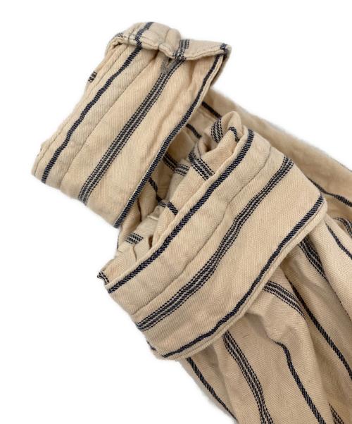 ORGUEIL（オルゲイユ）ORGUEIL (オルゲイユ) ストライプシャツ ベージュ サイズ:40の古着・服飾アイテム