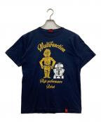 STUDIO D'ARTISANステュディオダルチザン）の古着「プリントTシャツ」｜ネイビー