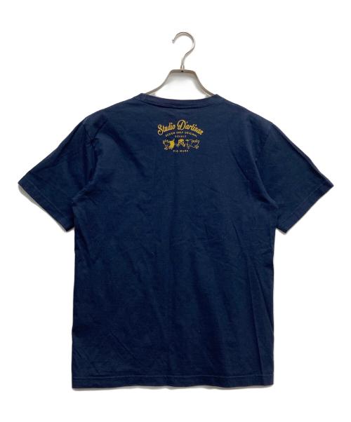 STUDIO D'ARTISAN（ステュディオダルチザン）STUDIO D'ARTISAN (ステュディオダルチザン) プリントTシャツ ネイビー サイズ:Lの古着・服飾アイテム