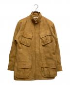 SLOW&COスロウアンドコー）の古着「シープレザーファティーグジャケット」｜ブラウン