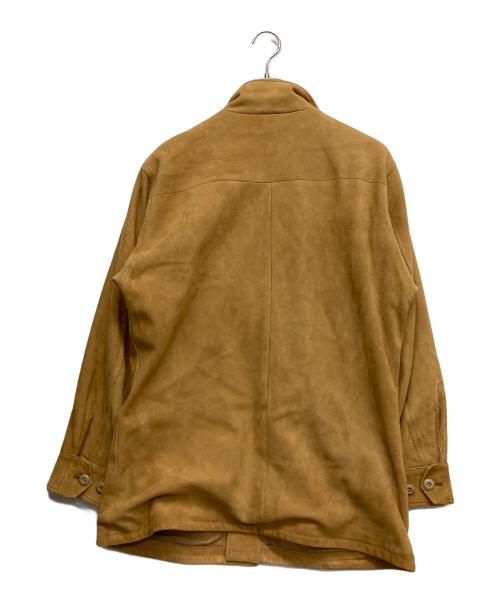 SLOW&CO（スロウアンドコー）SLOW&CO (スロウアンドコー) シープレザーファティーグジャケット ブラウン サイズ:3の古着・服飾アイテム