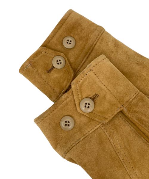 SLOW&CO（スロウアンドコー）SLOW&CO (スロウアンドコー) シープレザーファティーグジャケット ブラウン サイズ:3の古着・服飾アイテム