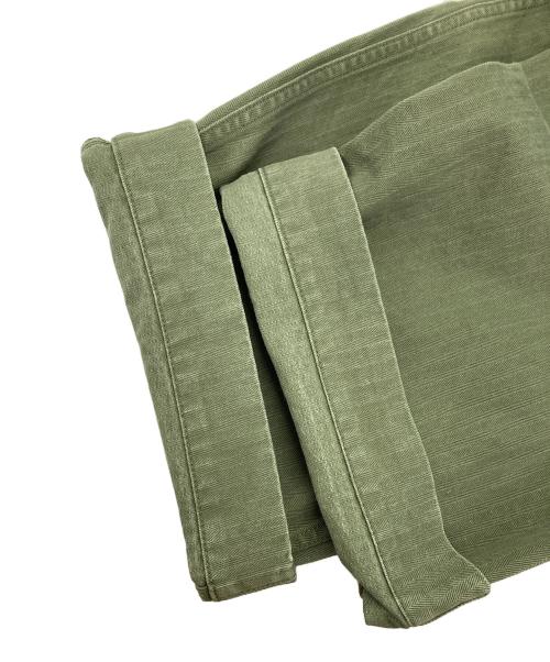 BEAMS PLUS（ビームスプラス）BEAMS PLUS (ビームスプラス) MIL Trousers Herringbone グリーン サイズ:Sの古着・服飾アイテム