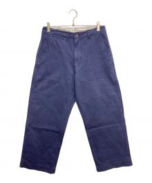 BEAMS PLUS（ビームスプラス）の古着「MIL Trousers Herringbone」｜ネイビー