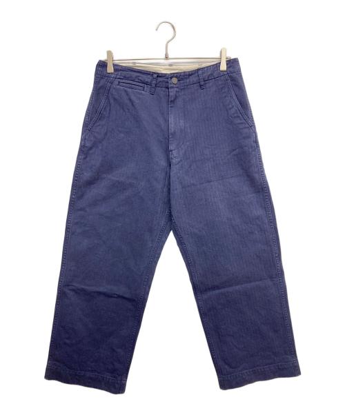 BEAMS PLUS（ビームスプラス）BEAMS PLUS (ビームスプラス) MIL Trousers Herringbone ネイビー サイズ:Sの古着・服飾アイテム