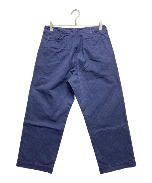 BEAMS PLUS（ビームスプラス）BEAMS PLUS (ビームスプラス) MIL Trousers Herringbone ネイビー サイズ:Sの古着・服飾アイテム