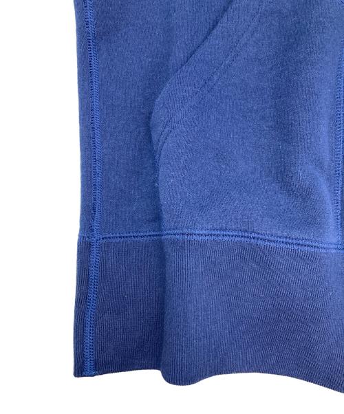 BEAMS PLUS（ビームスプラス）BEAMS PLUS (ビームスプラス) LOOPWHEELER (ループウィラー) 別注Slim Zip Sweat Hoody ブルー サイズ:Mの古着・服飾アイテム