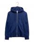 BEAMS PLUS（ビームスプラス）の古着「別注Slim Zip Sweat Hoody」｜ブルー