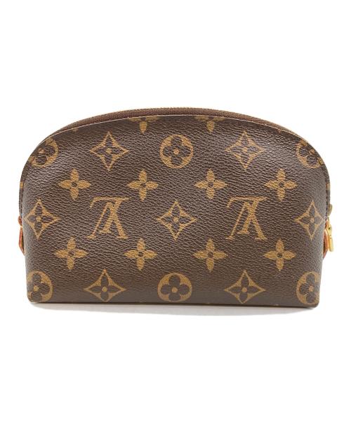 LOUIS VUITTON（ルイ ヴィトン）LOUIS VUITTON (ルイ ヴィトン) コスメポーチ ブラウンの古着・服飾アイテム