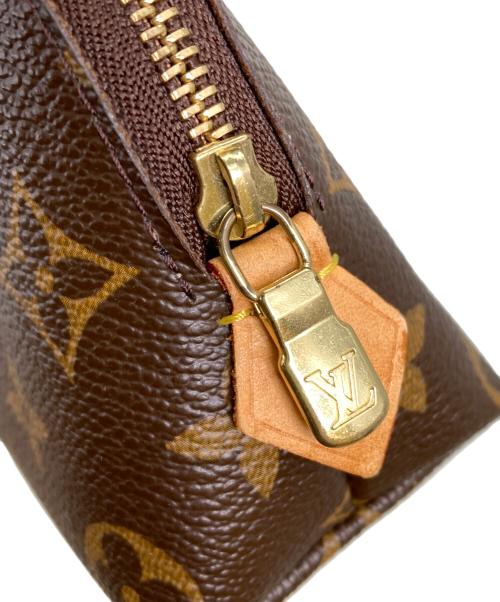 LOUIS VUITTON（ルイ ヴィトン）LOUIS VUITTON (ルイ ヴィトン) コスメポーチ ブラウンの古着・服飾アイテム