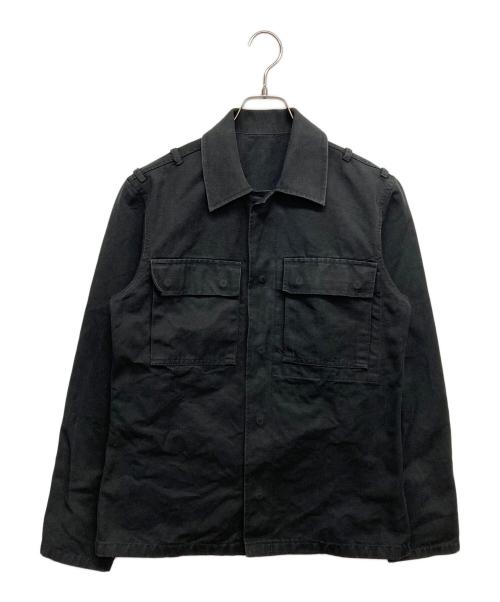 GUCCI（グッチ）GUCCI (グッチ) ユーティリティミリタリーシャツジャケット ブラック サイズ:38の古着・服飾アイテム