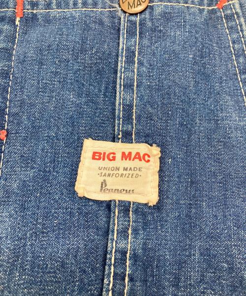 big mac（ビッグマック）BIG MAC (ビッグマック) ヴィンテージオールインワン インディゴ サイズ:表記なしの古着・服飾アイテム