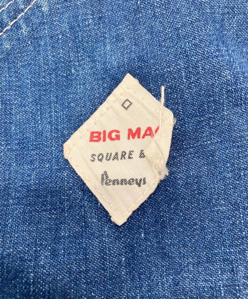 big mac（ビッグマック）BIG MAC (ビッグマック) ヴィンテージオールインワン インディゴ サイズ:表記なしの古着・服飾アイテム