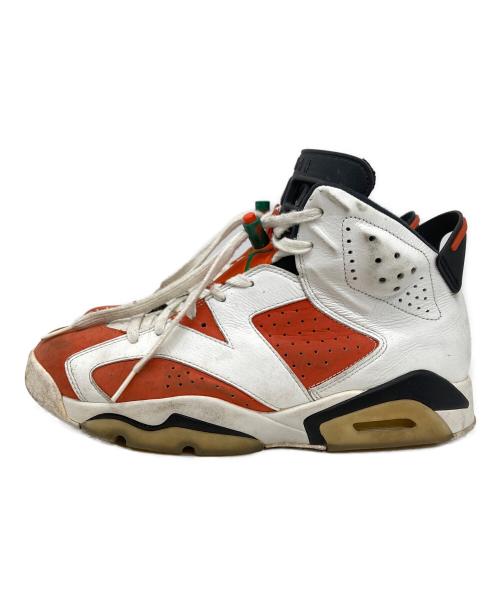 NIKE（ナイキ）NIKE (ナイキ) AIR JORDAN6 オレンジ×ホワイト サイズ:28の古着・服飾アイテム