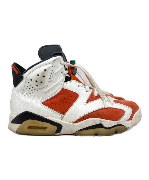 NIKE（ナイキ）NIKE (ナイキ) AIR JORDAN6 オレンジ×ホワイト サイズ:28の古着・服飾アイテム