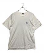 stussyステューシー）の古着「stock logo tee」｜ホワイト
