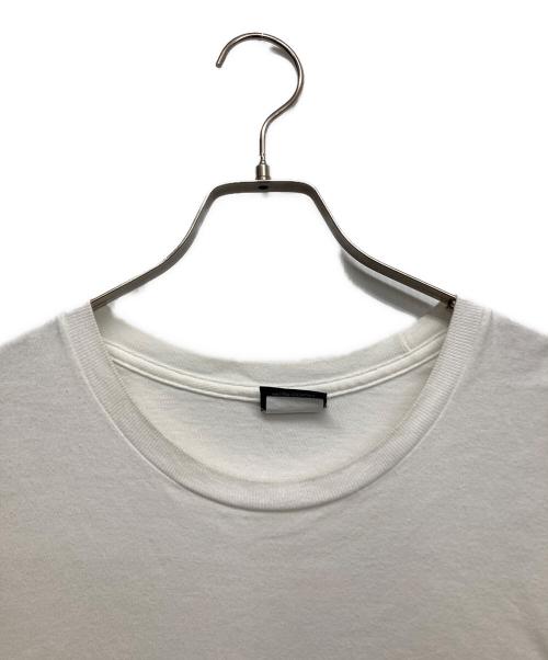 stussy（ステューシー）stussy (ステューシー) stock logo tee ホワイト サイズ:Lの古着・服飾アイテム