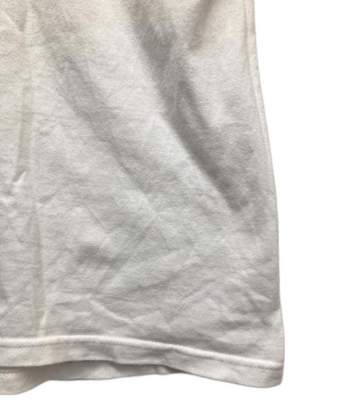 stussy（ステューシー）stussy (ステューシー) stock logo tee ホワイト サイズ:Lの古着・服飾アイテム