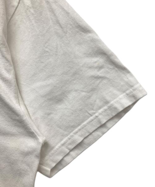 stussy（ステューシー）stussy (ステューシー) stock logo tee ホワイト サイズ:Lの古着・服飾アイテム