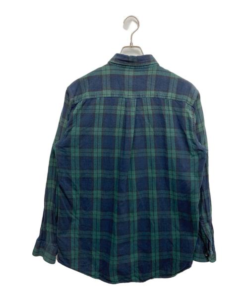 L.L.Bean（エルエルビーン）L.L.Bean (エルエルビーン) チェックシャツ グリーン サイズ:Mの古着・服飾アイテム