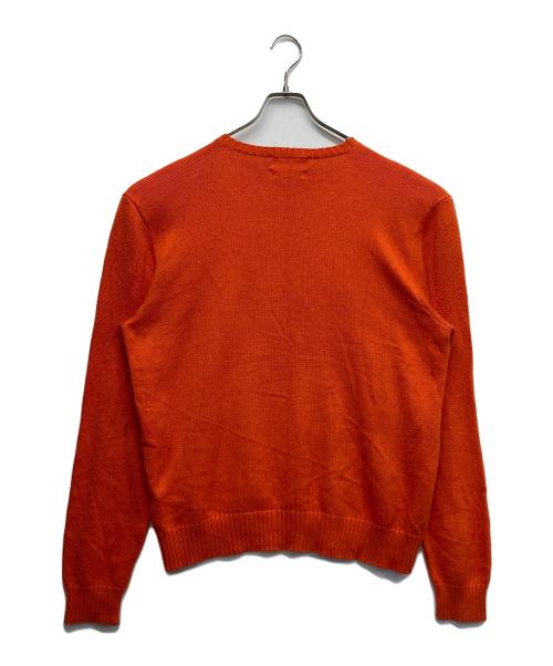 POLO RALPH LAUREN（ポロ・ラルフローレン）POLO RALPH LAUREN (ポロ・ラルフローレン) クルーネックニット オレンジ サイズ:Mの古着・服飾アイテム