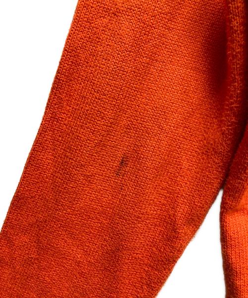 POLO RALPH LAUREN（ポロ・ラルフローレン）POLO RALPH LAUREN (ポロ・ラルフローレン) クルーネックニット オレンジ サイズ:Mの古着・服飾アイテム