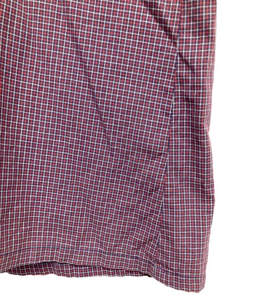 OLD STUSSY（オールドステューシー）OLD STUSSY (オールドステューシー) S/Sチェックシャツ レッド サイズ:Sの古着・服飾アイテム