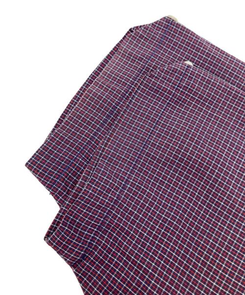 OLD STUSSY（オールドステューシー）OLD STUSSY (オールドステューシー) S/Sチェックシャツ レッド サイズ:Sの古着・服飾アイテム