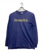 OLD STUSSYオールドステューシー）の古着「ロゴL/STシャツ」｜ネイビー