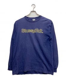 OLD STUSSY（オールドステューシー）の古着「ロゴL/STシャツ」｜ネイビー