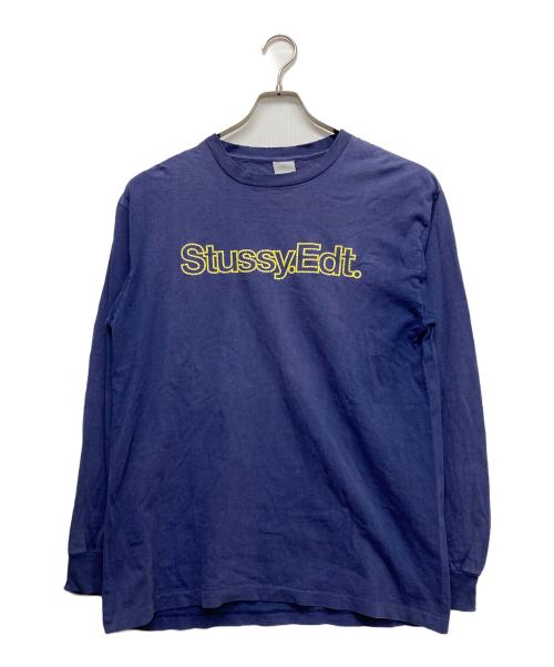 OLD STUSSY（オールドステューシー）OLD STUSSY (オールドステューシー) ロゴL/STシャツ ネイビー サイズ:Lの古着・服飾アイテム